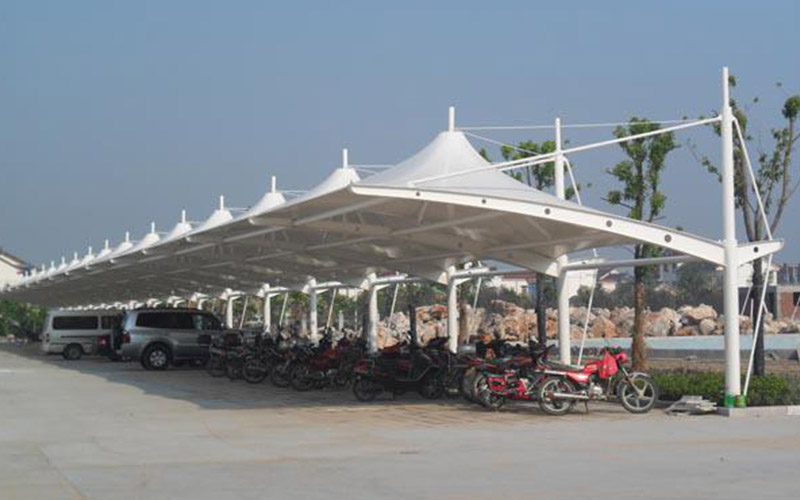 徐州停车棚安装案例