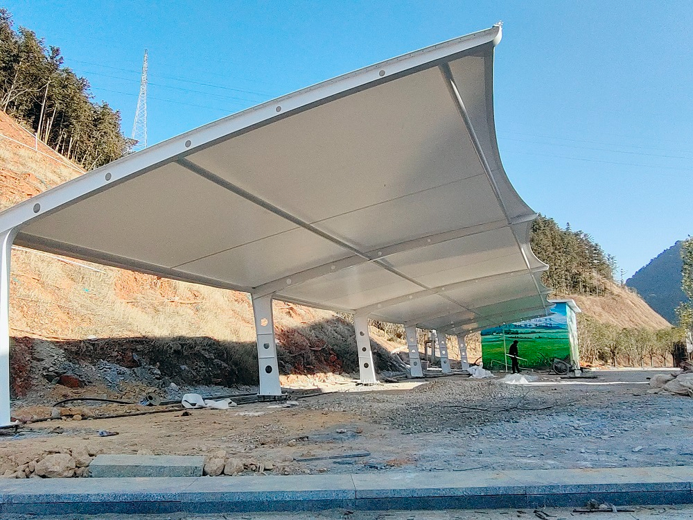 海南海口三亚本地停车棚厂家