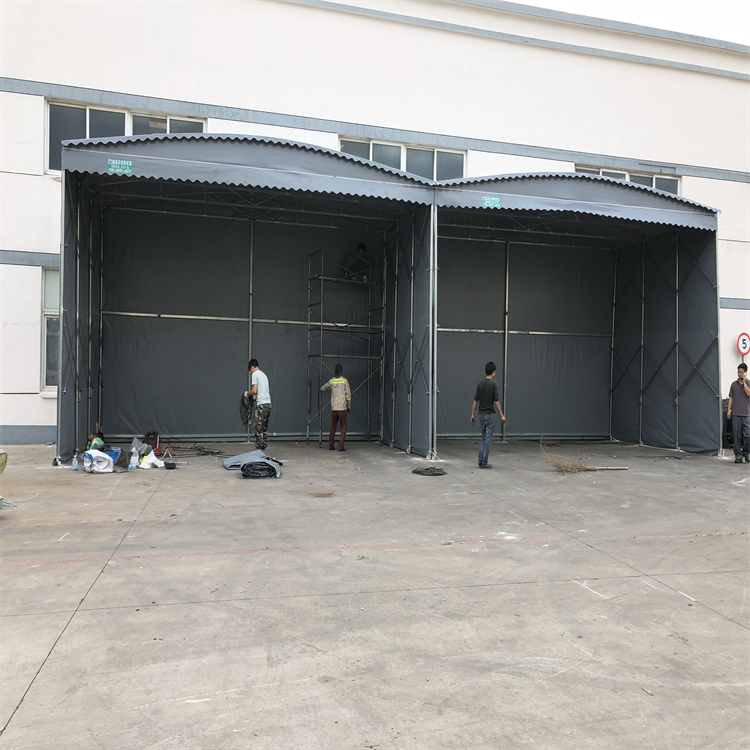 那曲市电动伸缩雨棚搭建