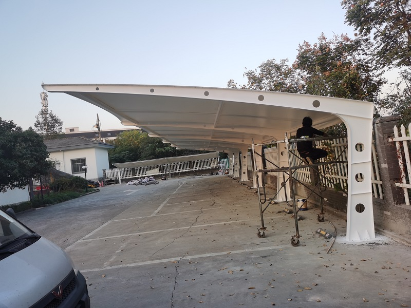 兰州小区充电桩膜结构雨棚厂家